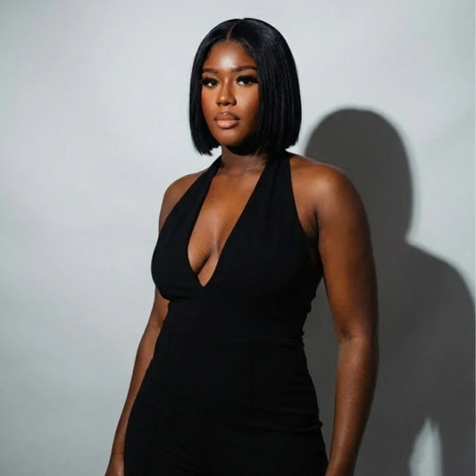 Megan – Bob Lisse Noir HD Glueless